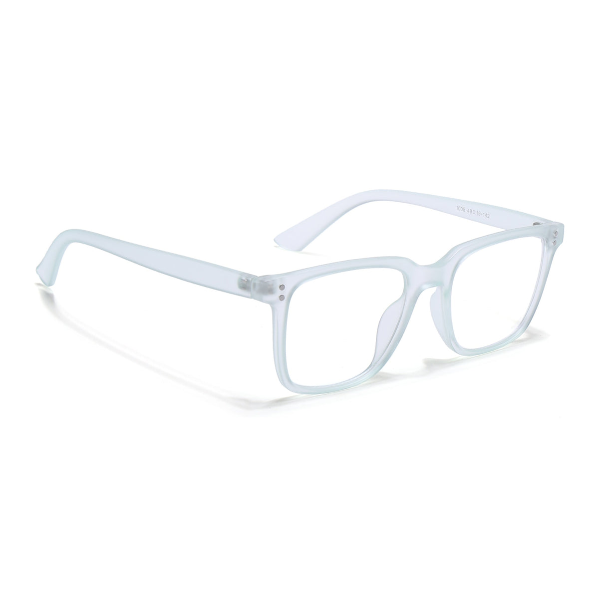 Eyejack Canment Sea Green Square Eyeglasses for Men & Women (CM1005FCL1765-C10)
