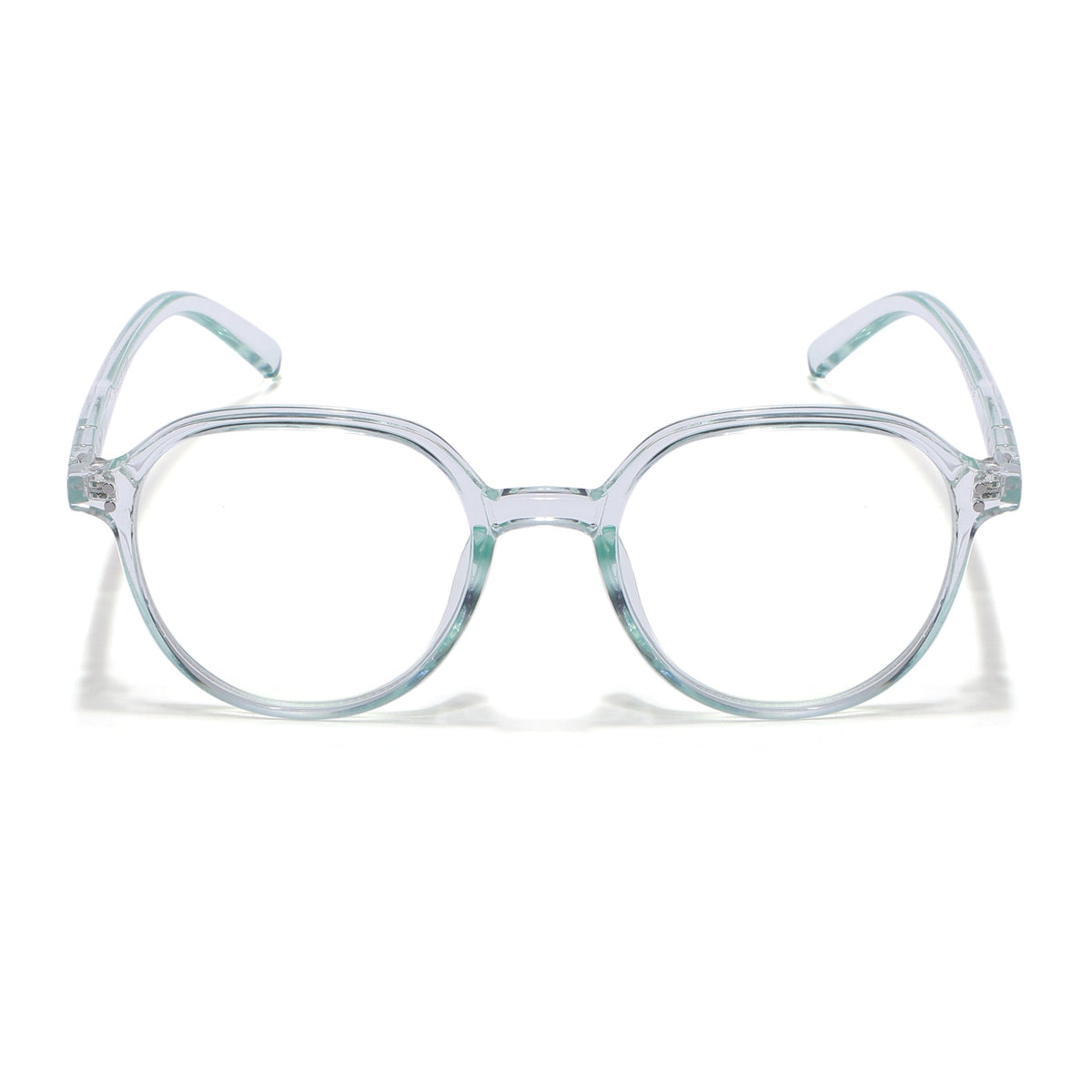 Eyejack Canment Sea Green Round Eyeglasses for Women (CM20011FCL1833-C4)