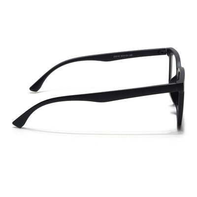 Eyejack Canment Matt Black Square Eyeglasses for Men & Women (CM20018FCL1839-C2)