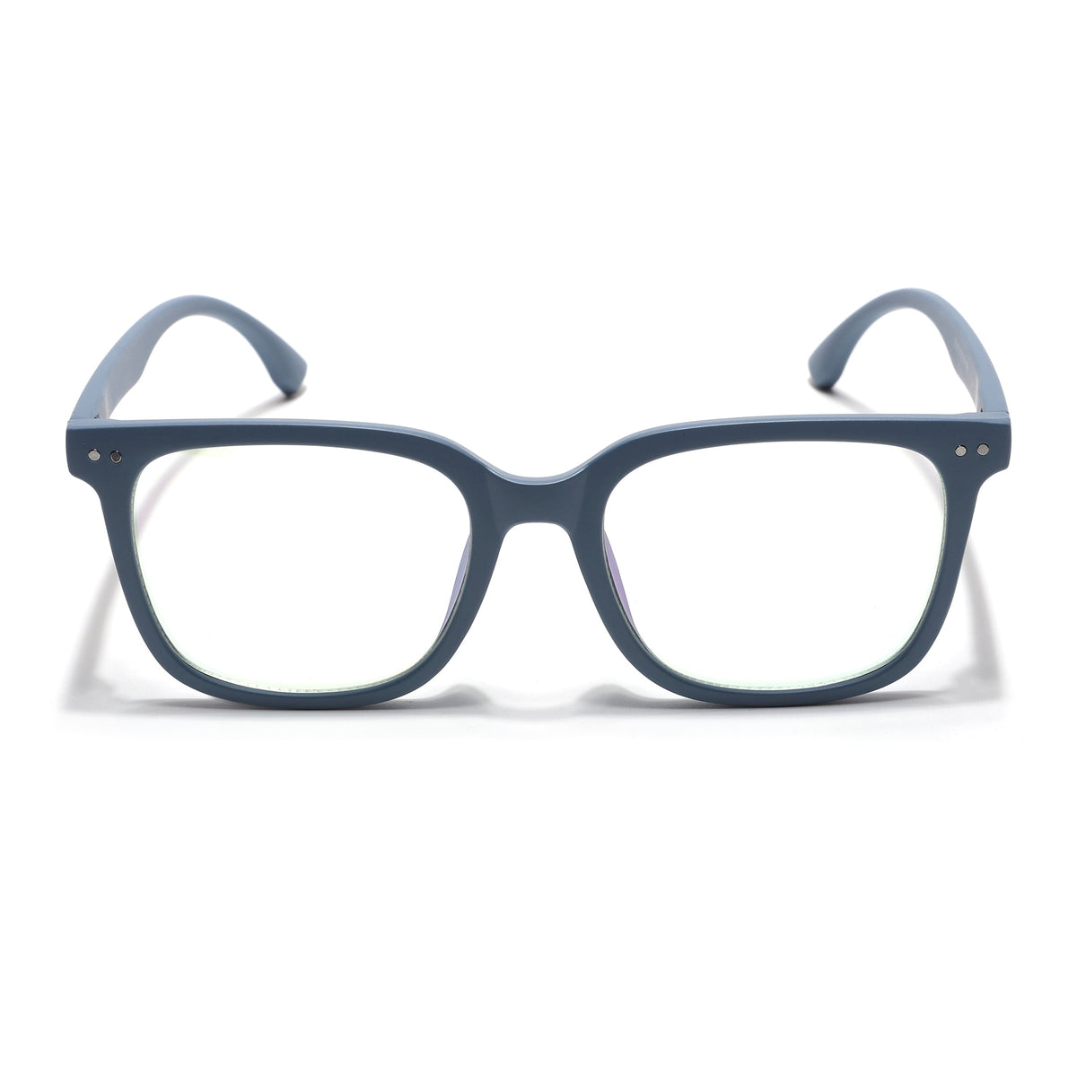 Eyejack Canment Sky Blue Square Eyeglasses for Men & Women (CM20018FCL1843-C6)
