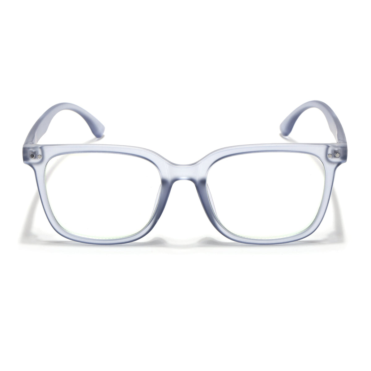 Eyejack Canment Blue Square Eyeglasses for Men & Women (CM20018FCL1844-C7)