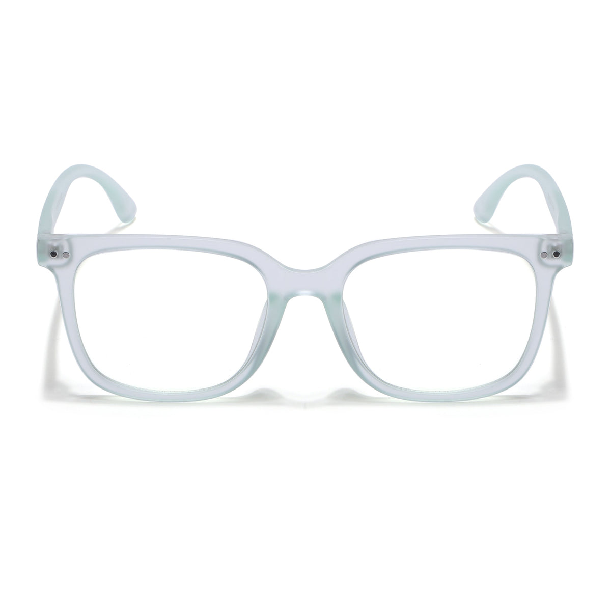 Eyejack Canment Sea Green Square Eyeglasses for Men & Women (CM20018FCL1847-C10)
