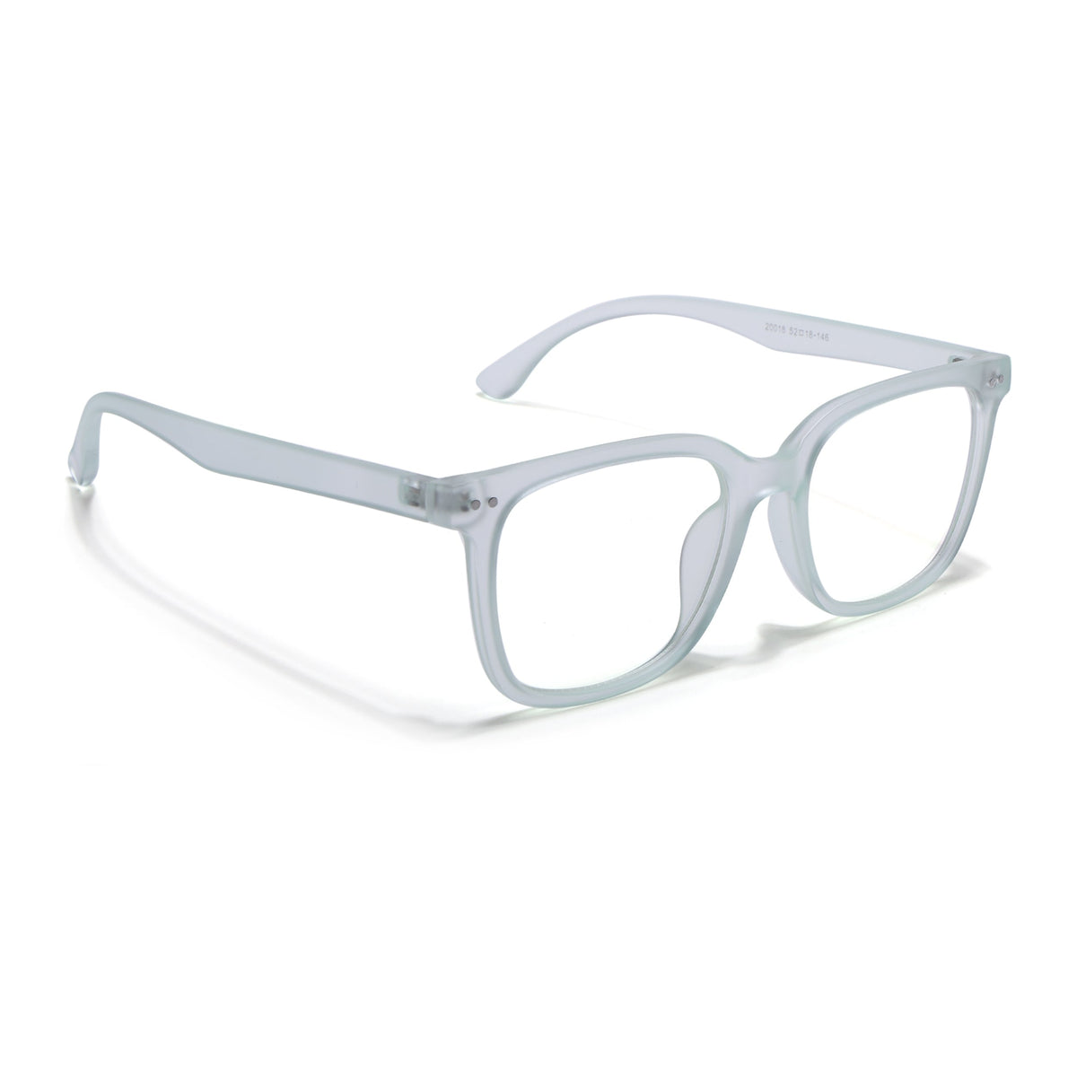 Eyejack Canment Sea Green Square Eyeglasses for Men & Women (CM20018FCL1847-C10)
