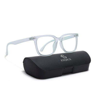 Eyejack Canment Sea Green Square Eyeglasses for Men & Women (CM20018FCL1847-C10)