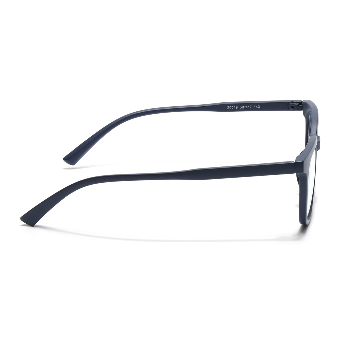 Eyejack Canment Navy Blue Square Eyeglasses for Men & Women (CM20019FCL1852-C5)