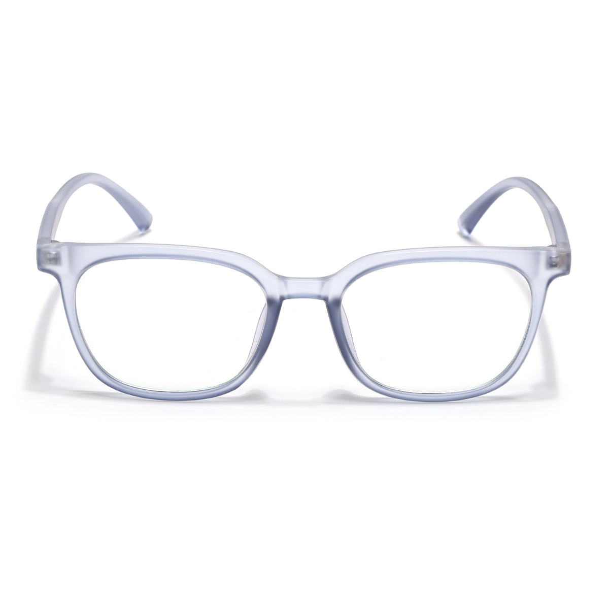 Eyejack Canment Blue Square Eyeglasses for Men & Women (CM20019FCL1854-C7)