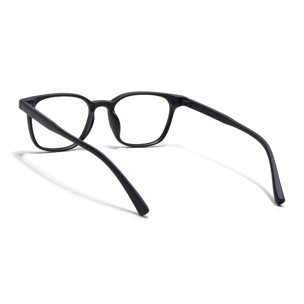 Eyejack Canment Matt Black Square Eyeglasses for Men & Women (CM20020FCL1859-C2)