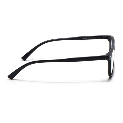 Eyejack Canment Matt Black Square Eyeglasses for Men & Women (CM20020FCL1859-C2)