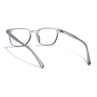 Eyejack Canment Grey Square Eyeglasses for Men & Women (CM20020FCL1860-C3)