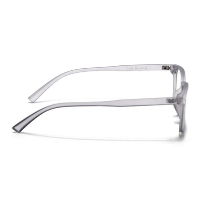 Eyejack Canment Grey Square Eyeglasses for Men & Women (CM20020FCL1860-C3)
