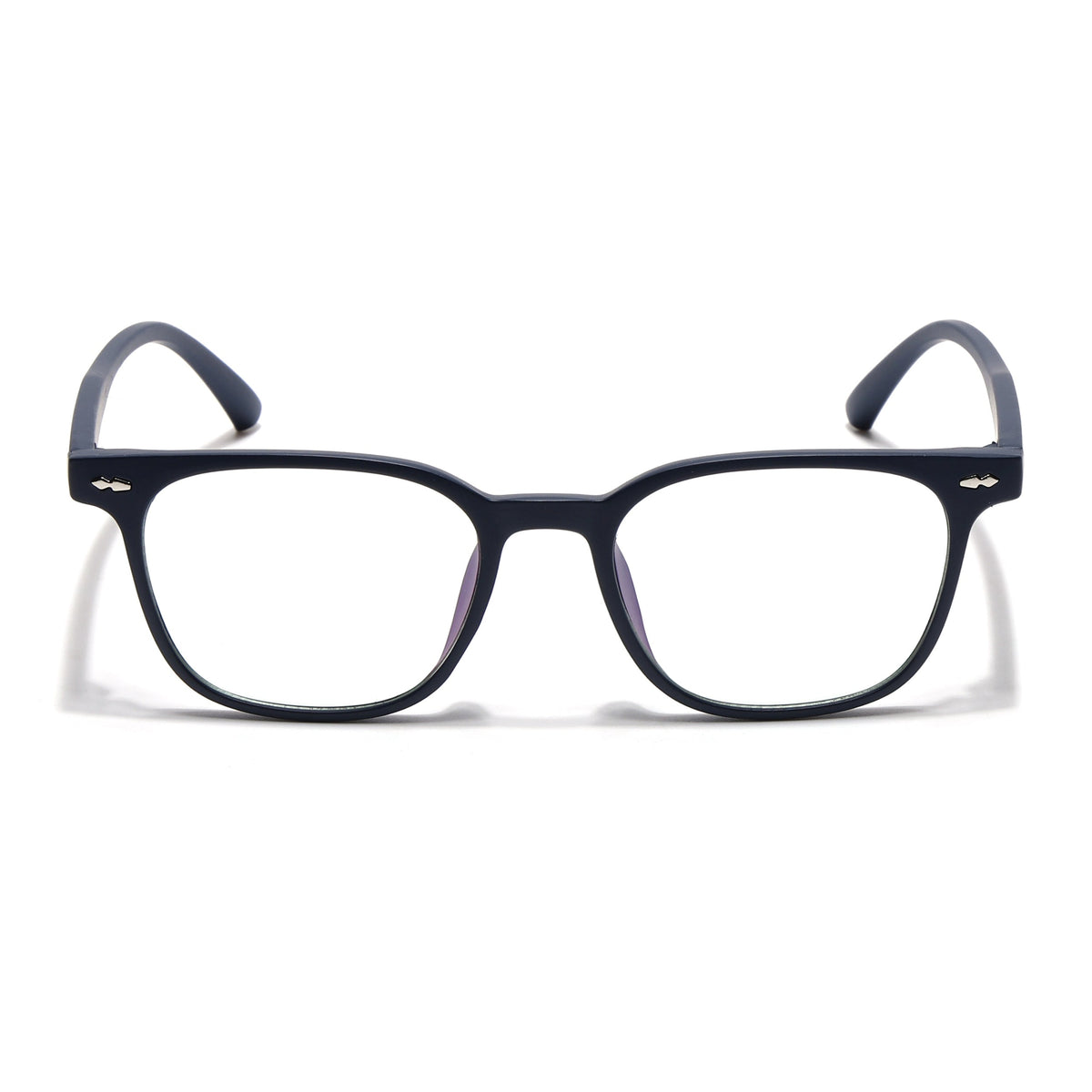 Eyejack Canment Navy Blue Square Eyeglasses for Men & Women (CM20020FCL1862-C5)