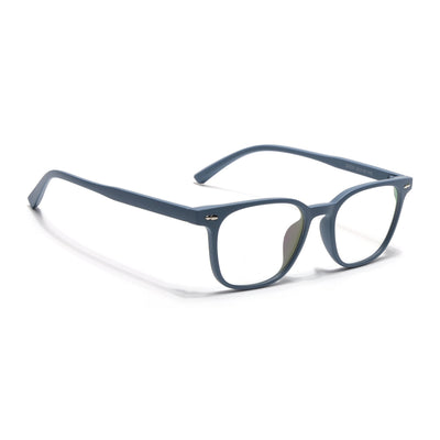 Eyejack Canment Sky Blue Square Eyeglasses for Men & Women (CM20020FCL1863-C6)