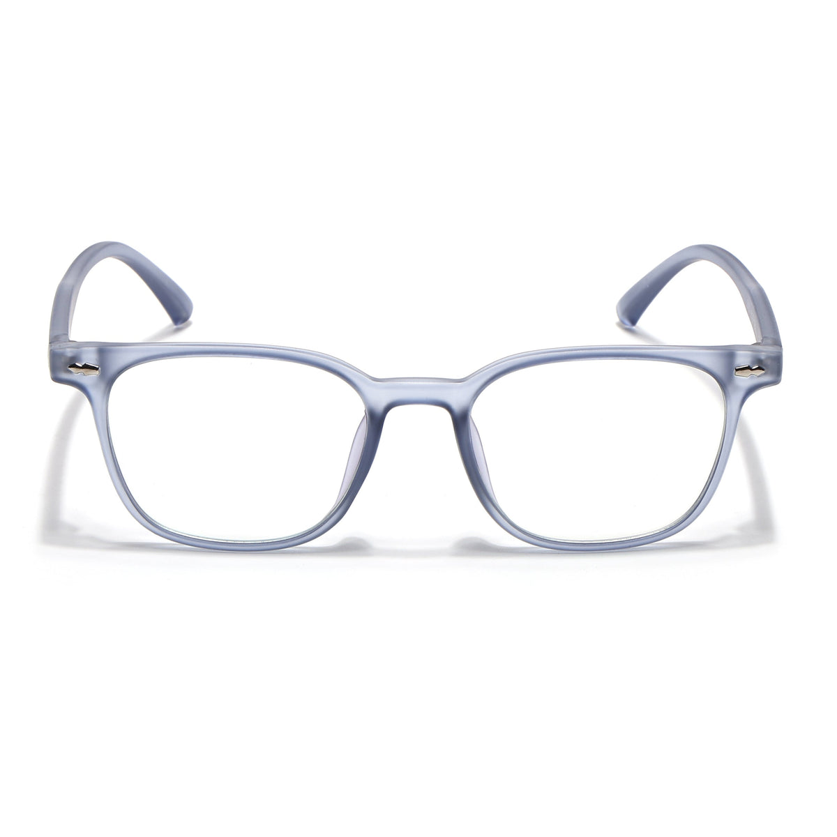 Eyejack Canment Blue Square Eyeglasses for Men & Women (CM20020FCL1864-C7)