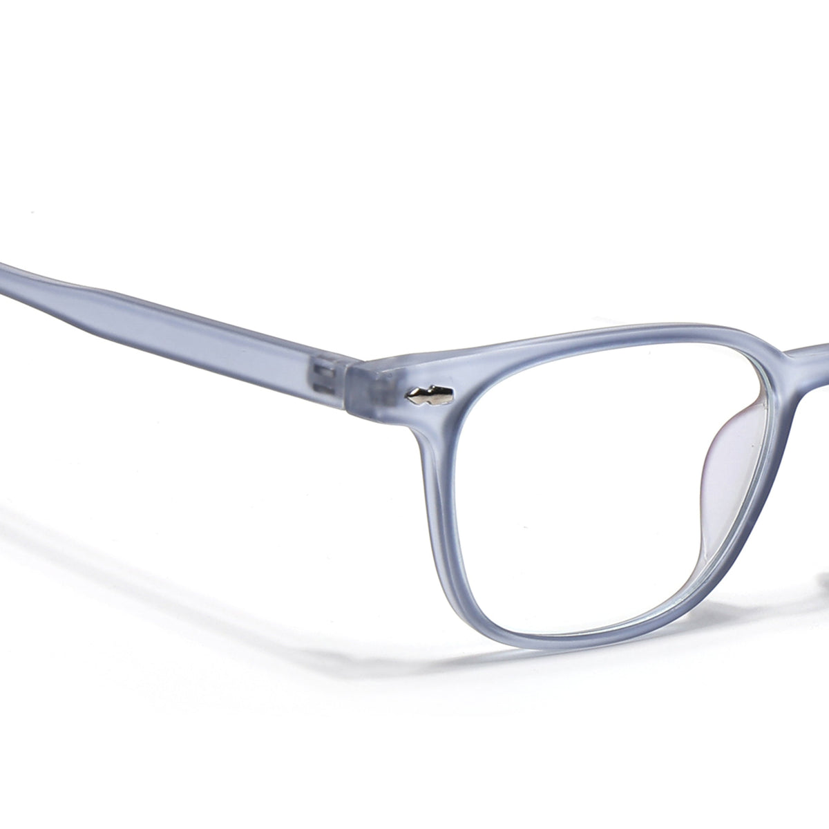 Eyejack Canment Blue Square Eyeglasses for Men & Women (CM20020FCL1864-C7)