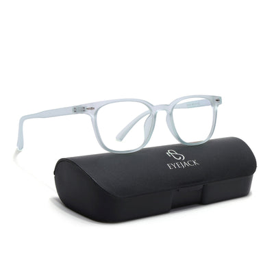 Eyejack Canment Sea Green Square Eyeglasses for Men & Women (CM20020FCL1867-C10)
