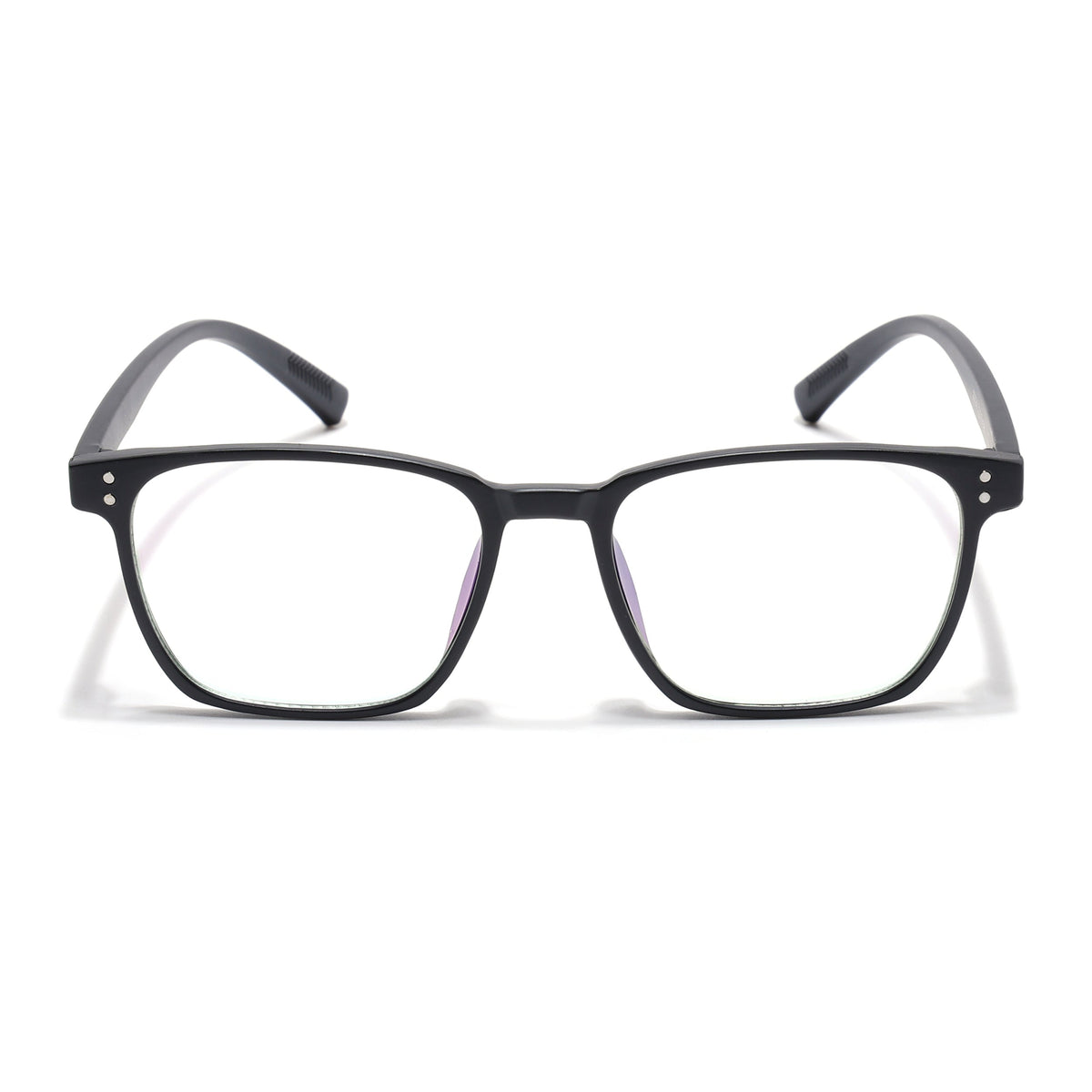 Eyejack Canment Matt Black Square Eyeglasses for Men & Women (CM20024FCL1869-C2)