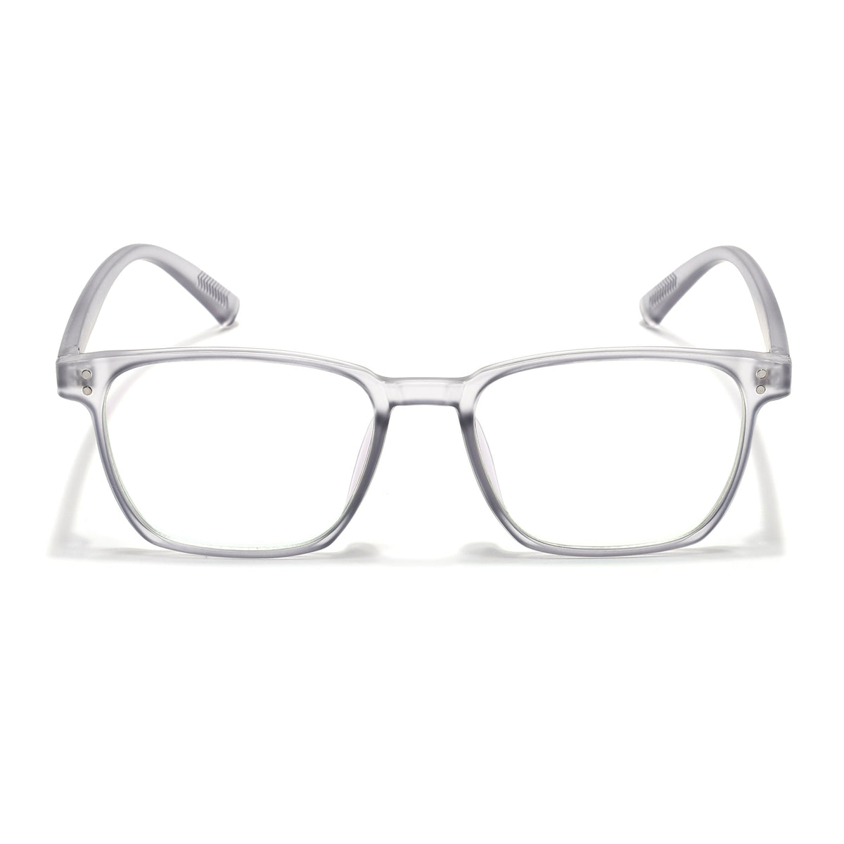 Eyejack Canment Grey Square Eyeglasses for Men & Women (CM20024FCL1870-C3)
