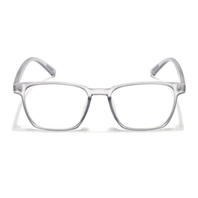 Eyejack Canment Grey Square Eyeglasses for Men & Women (CM20024FCL1870-C3)