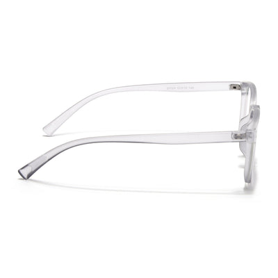 Eyejack Canment Grey Square Eyeglasses for Men & Women (CM20024FCL1870-C3)