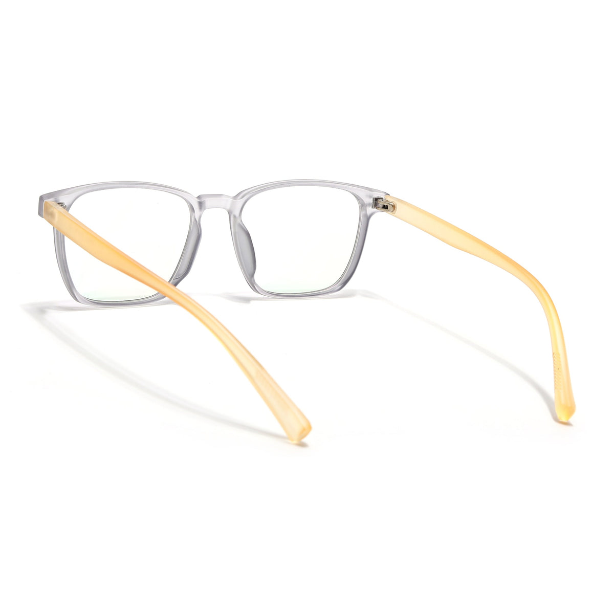 Eyejack Canment Grey Square Eyeglasses for Men & Women (CM20024FCL1871-C4)