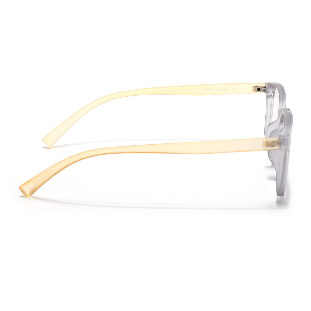Eyejack Canment Grey Square Eyeglasses for Men & Women (CM20024FCL1871-C4)