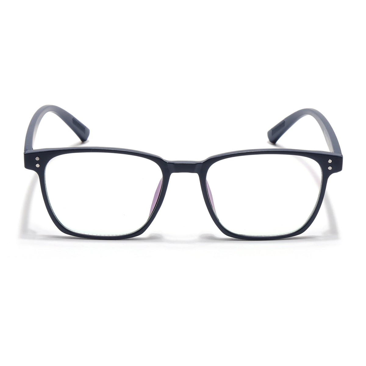 Eyejack Canment Navy Blue Square Eyeglasses for Men & Women (CM20024FCL1872-C5)