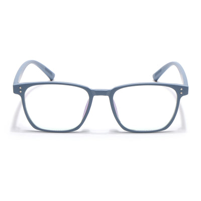Eyejack Canment Sky Blue Square Eyeglasses for Men & Women (CM20024FCL1873-C6)