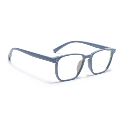 Eyejack Canment Sky Blue Square Eyeglasses for Men & Women (CM20024FCL1873-C6)