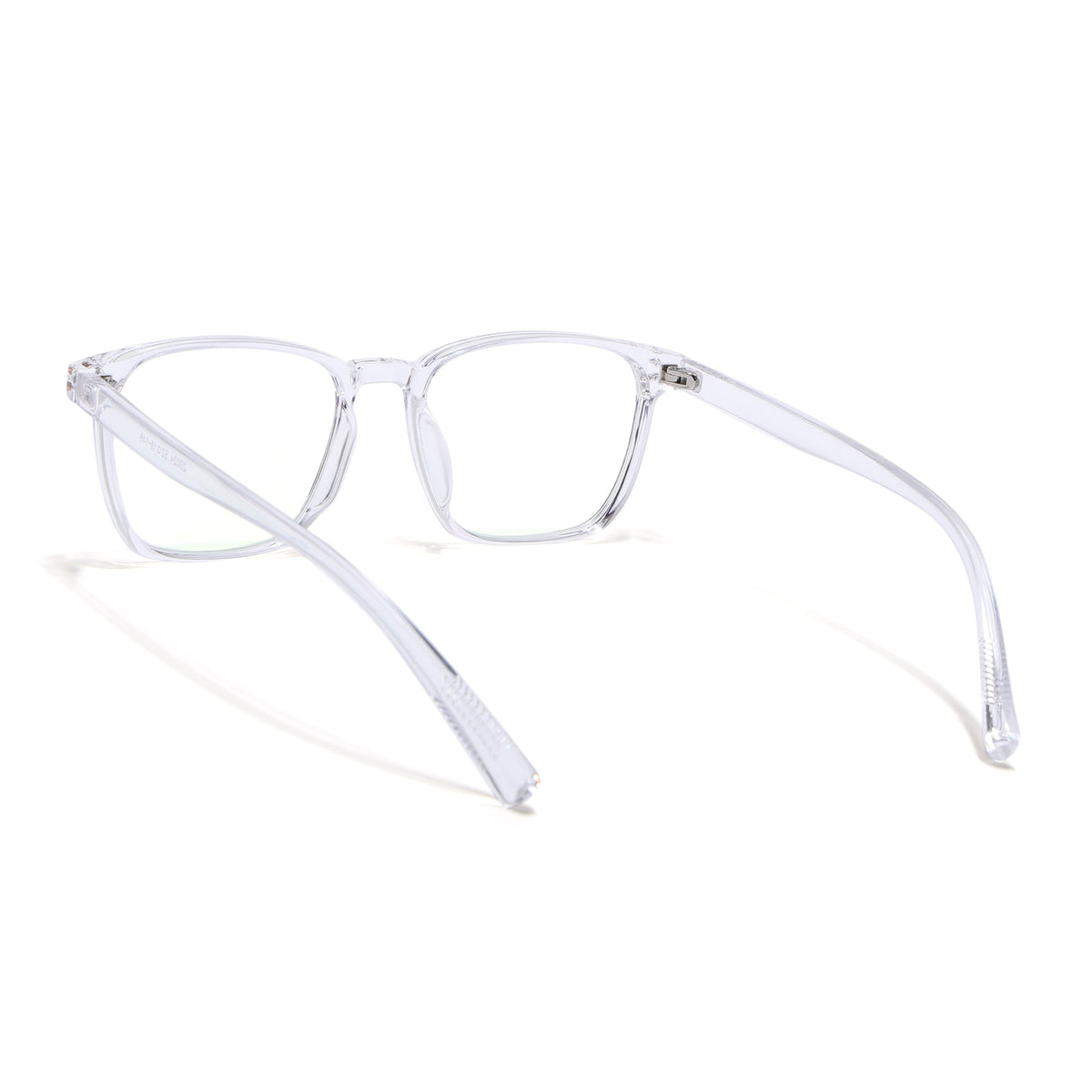 Eyejack Canment Transparent Square Eyeglasses for Men & Women (CM20024FCL1876-C9)