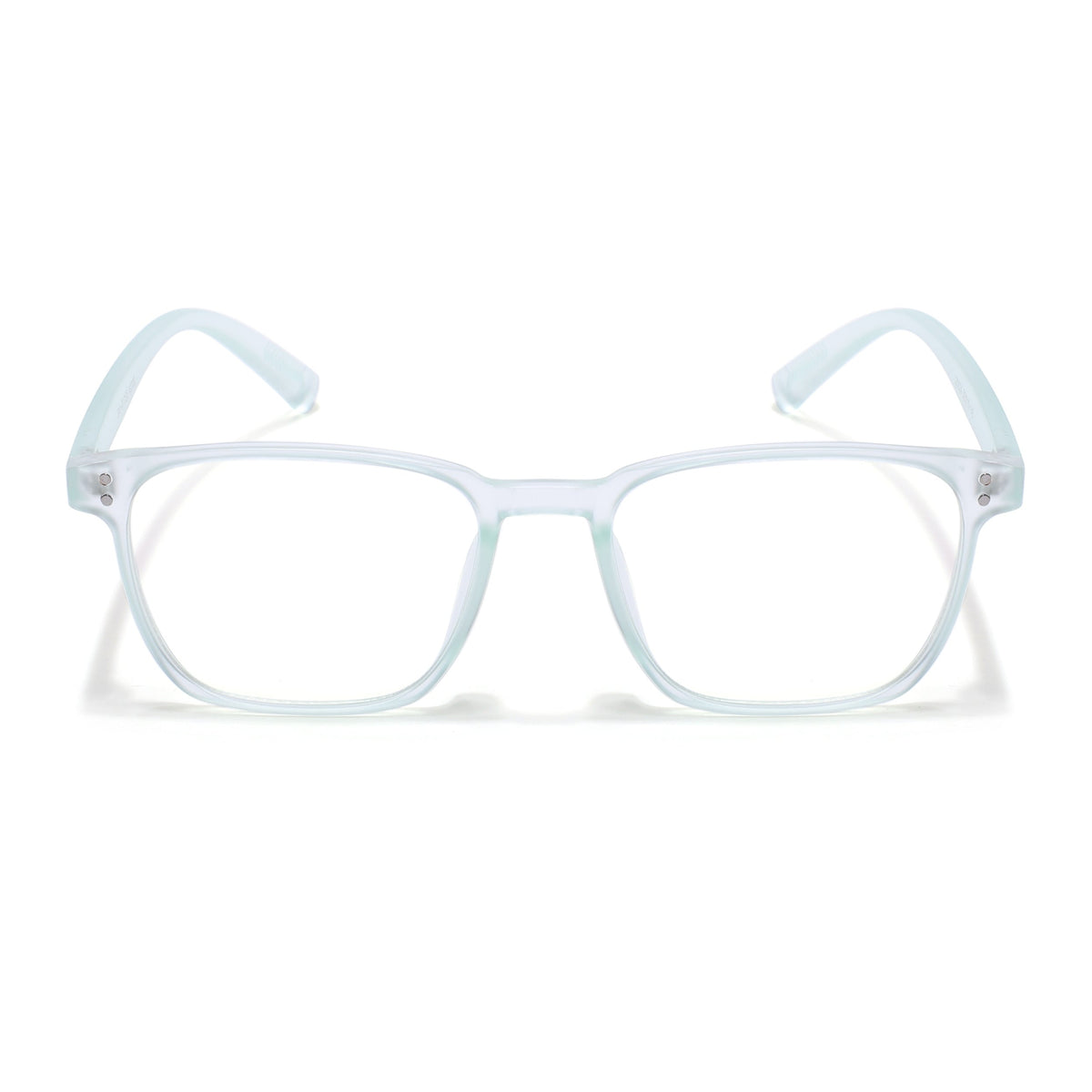 Eyejack Canment Sea Green Square Eyeglasses for Men & Women (CM20024FCL1877-C10)