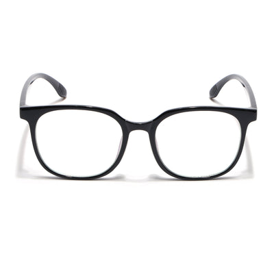 Eyejack Canment Shine Black Round Eyeglasses for Men & Women (CM20030FCL1878-C1)