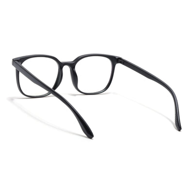 Eyejack Canment Matt Black Round Eyeglasses for Men & Women (CM20030FCL1879-C2)