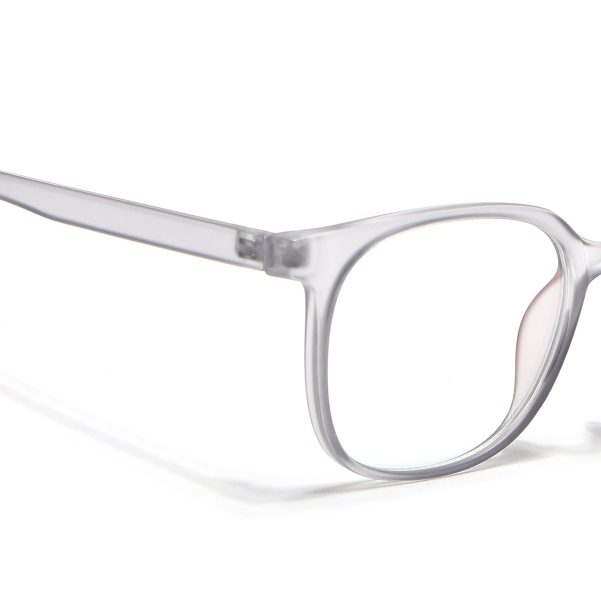 Eyejack Canment Grey Round Eyeglasses for Men & Women (CM20030FCL1880-C3)