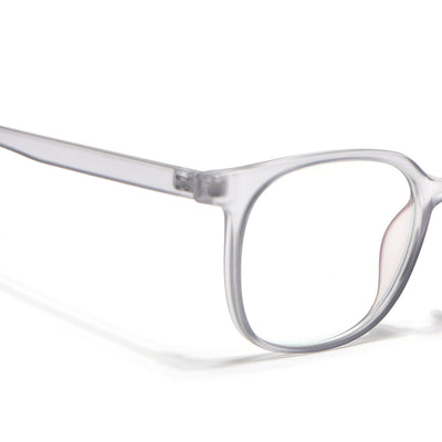 Eyejack Canment Grey Round Eyeglasses for Men & Women (CM20030FCL1880-C3)