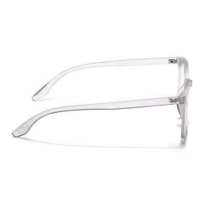 Eyejack Canment Grey Round Eyeglasses for Men & Women (CM20030FCL1880-C3)