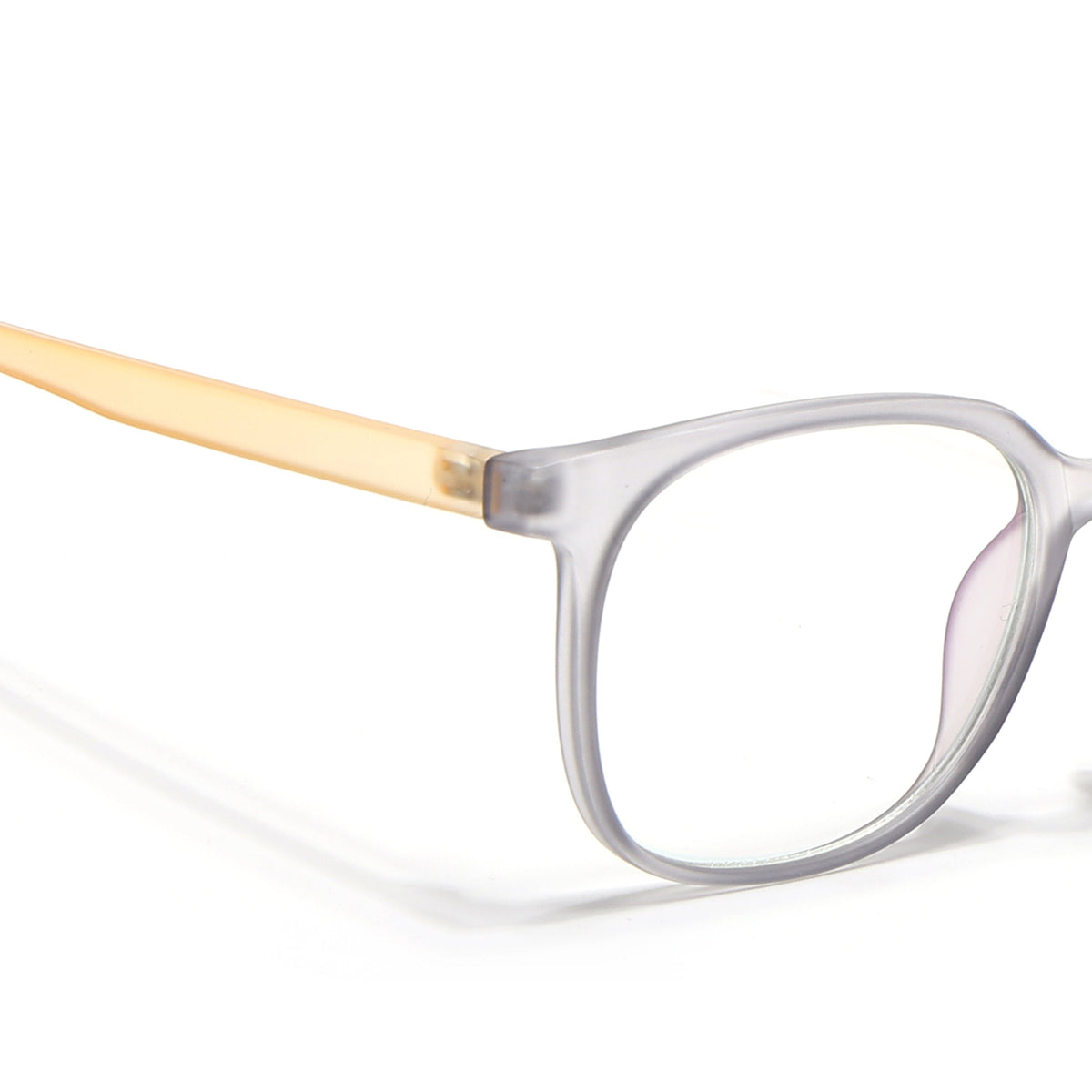 Eyejack Canment Grey Round Eyeglasses for Men & Women (CM20030FCL1881-C4)