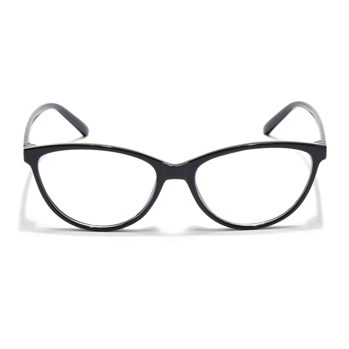 Eyejack Canment Black Cateye Eyeglasses for Women (CM2363FCL1766-C1)