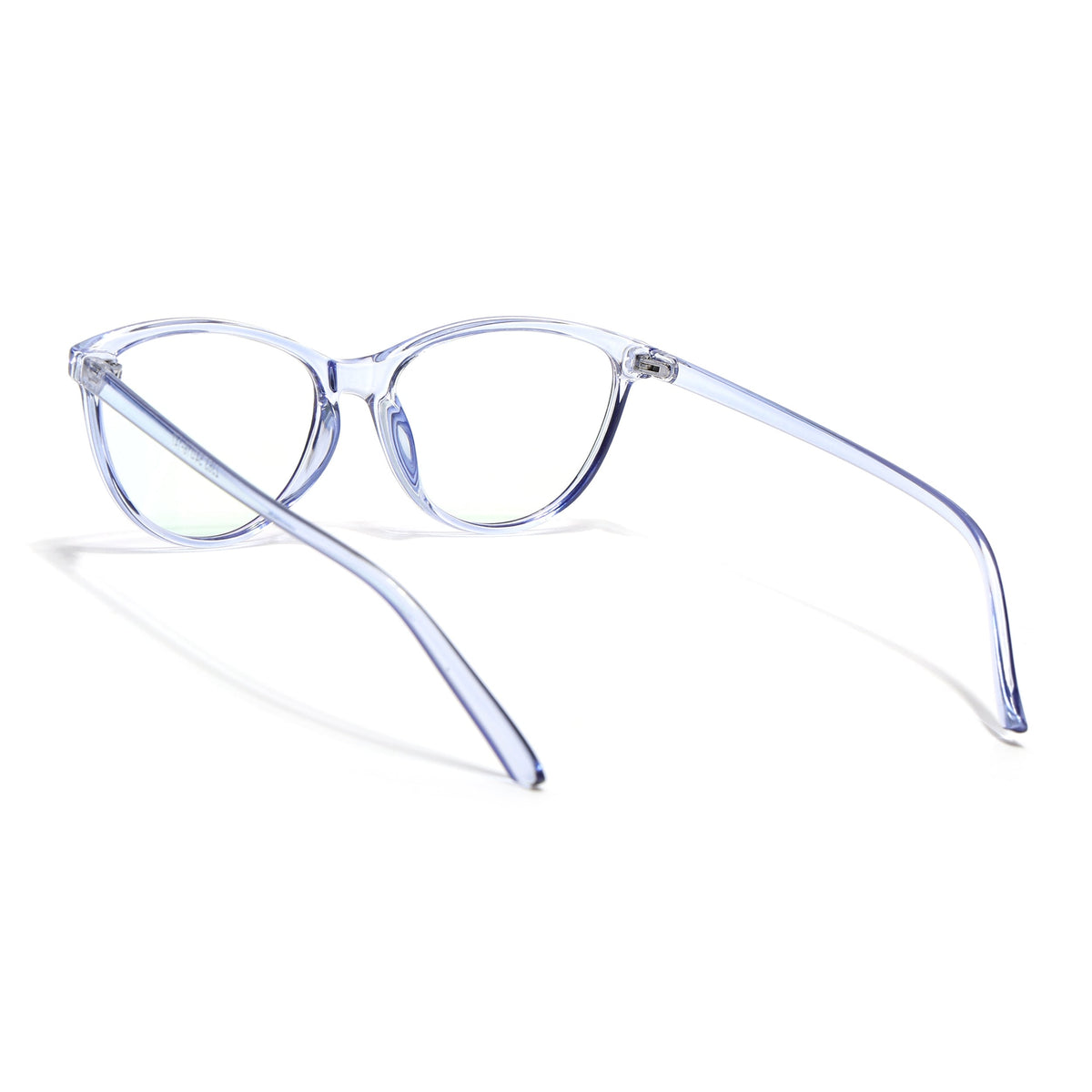 Eyejack Canment Blue Cateye Eyeglasses for Women (CM2363FCL1767-C2)