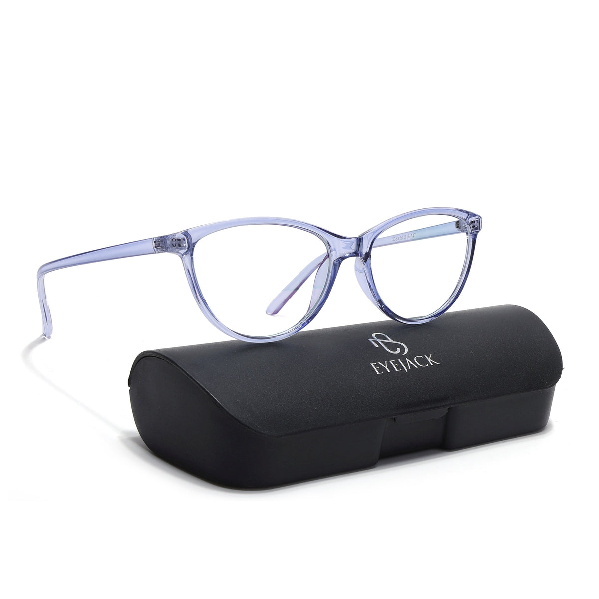 Eyejack Canment Blue Cateye Eyeglasses for Women (CM2363FCL1767-C2)