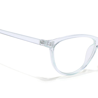 Eyejack Canment Sea Green Cateye Eyeglasses for Women (CM2363FCL1769-C4)