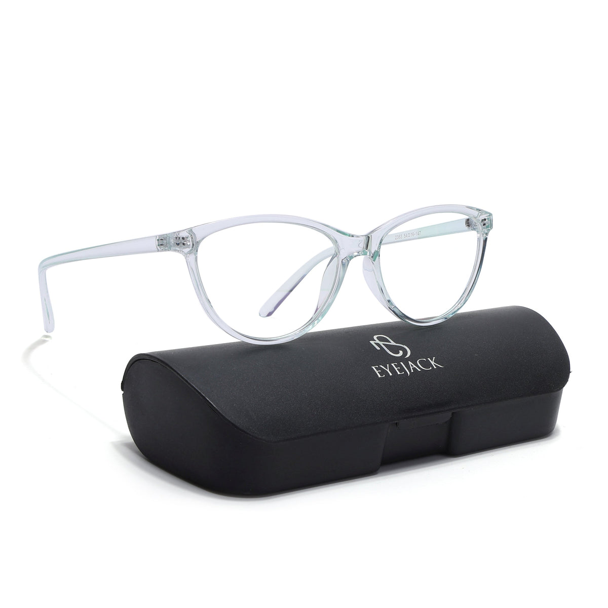 Eyejack Canment Sea Green Cateye Eyeglasses for Women (CM2363FCL1769-C4)