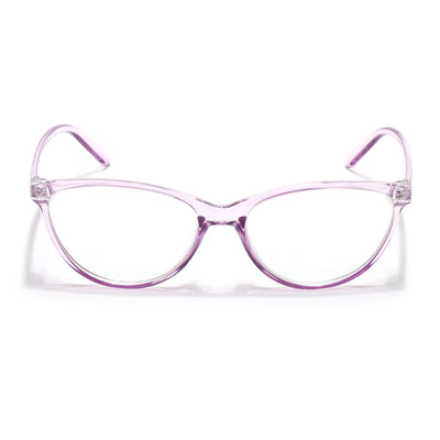 Eyejack Canment Purple Cateye Eyeglasses for Women (CM2363FCL1770-C5)
