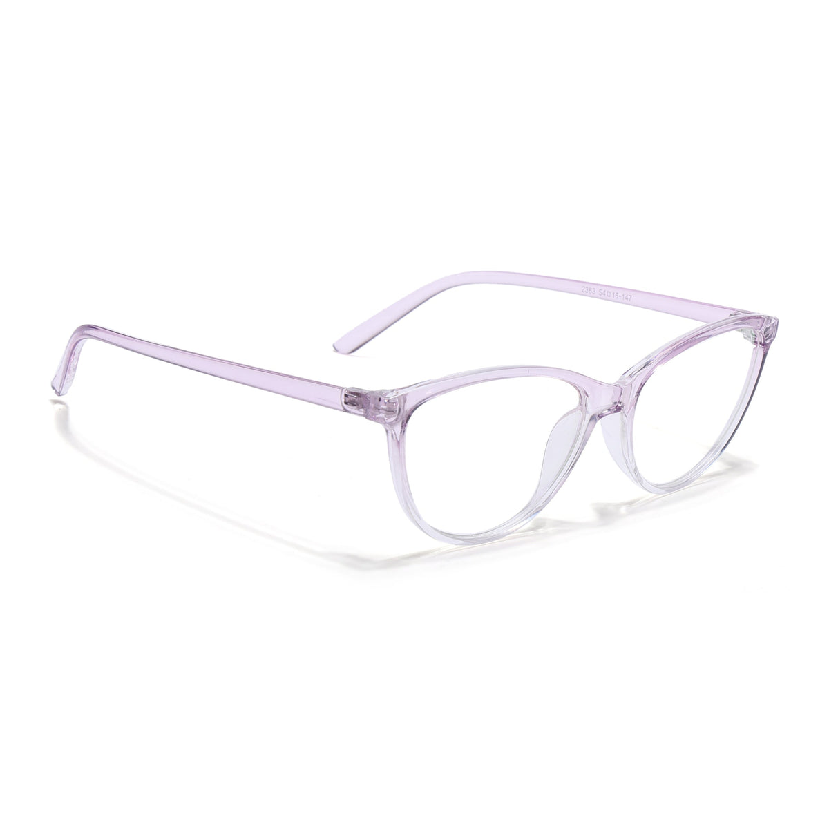 Eyejack Canment Light Purple Cateye Eyeglasses for Women (CM2363FCL1771-C6)