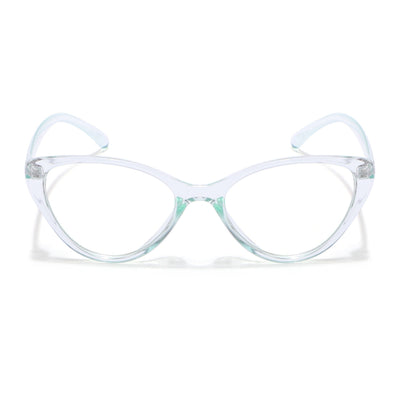 Eyejack Canment Sea Green Cateye Eyeglasses for Women (CM2383FCL1777-C4)