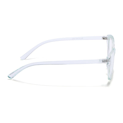 Eyejack Canment Sea Green Cateye Eyeglasses for Women (CM2383FCL1777-C4)
