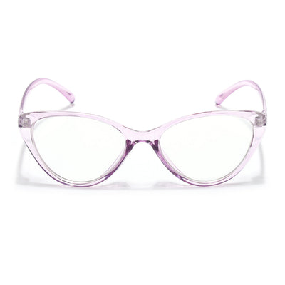 Eyejack Canment Purple Cateye Eyeglasses for Women (CM2383FCL1778-C5)