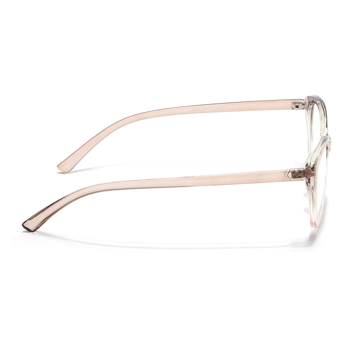 Eyejack Canment Brown & Clear Cateye Eyeglasses for Women (CM2383FCL1781-C8)