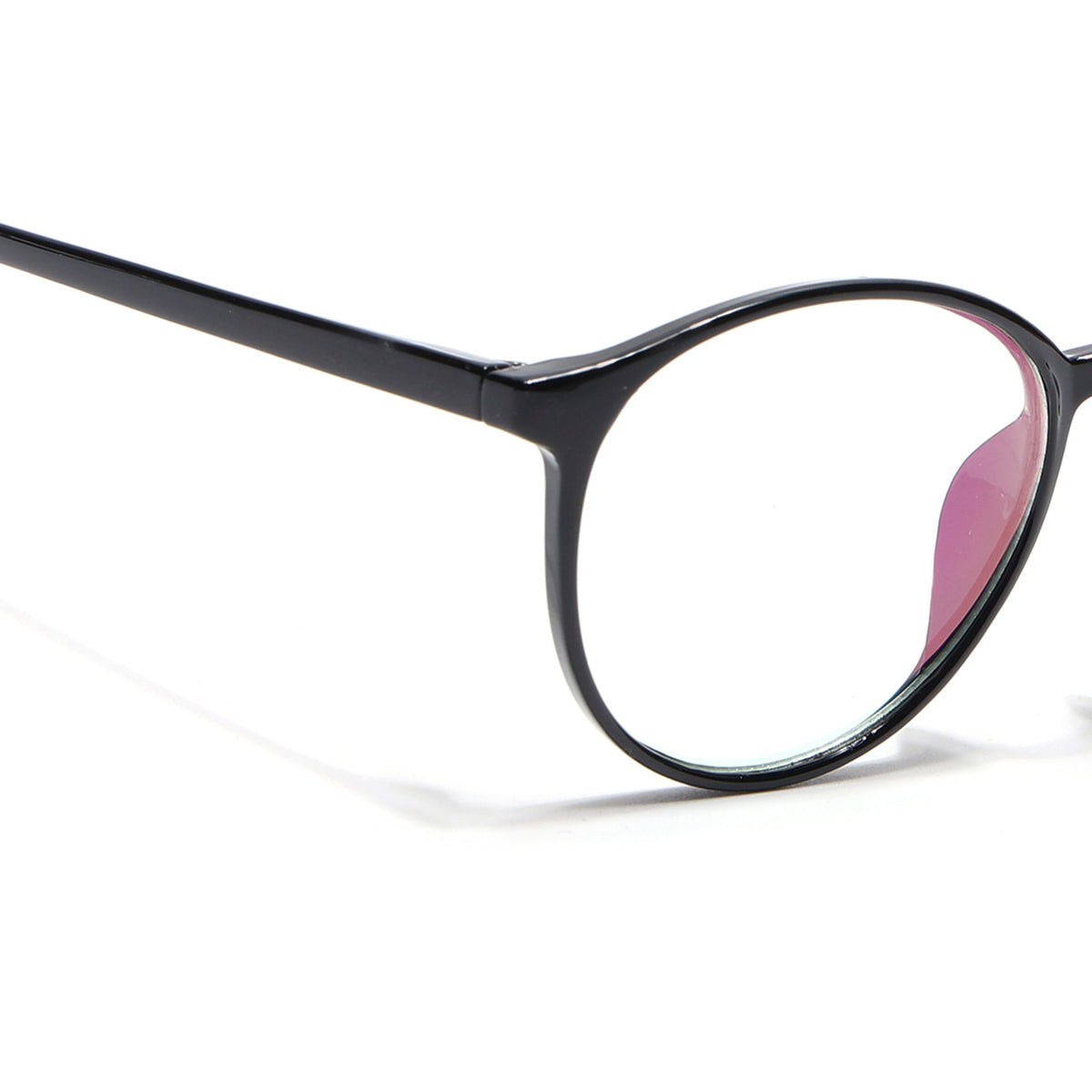 Eyejack Canment Black Round Eyeglasses for Women (CM2439FCL1782-C1)
