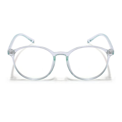 Eyejack Canment Sea Green Round Eyeglasses for Women (CM2439FCL1785-C4)