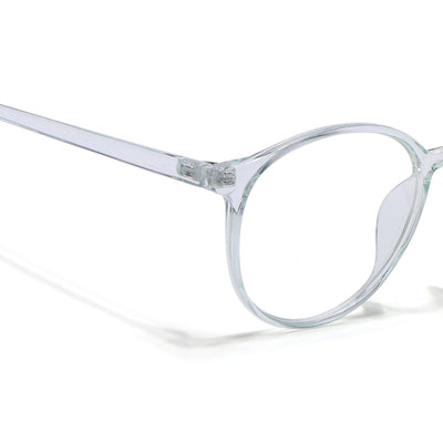 Eyejack Canment Sea Green Round Eyeglasses for Women (CM2439FCL1785-C4)